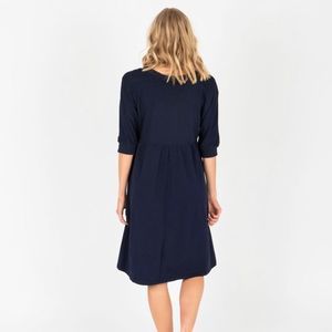 Piper and Scoot Jessie Casual Dress Navy Size Large